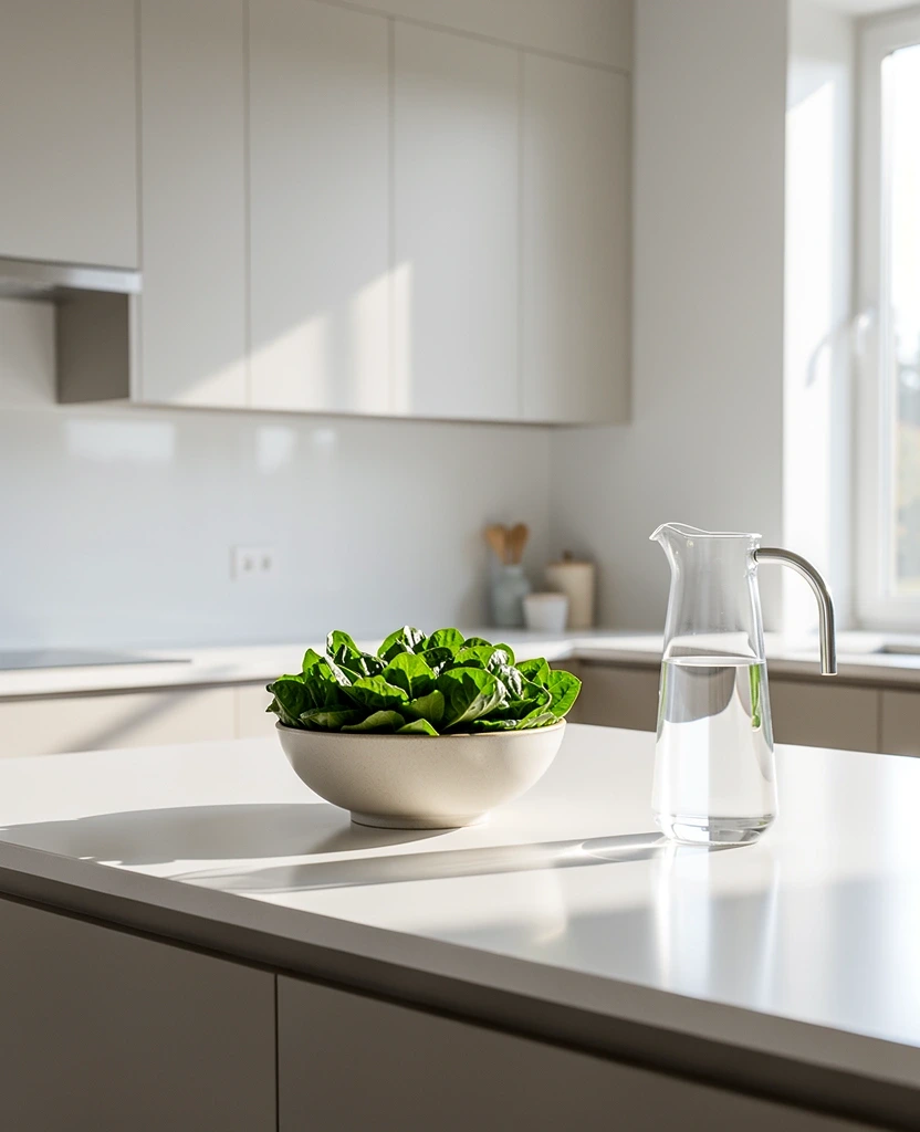 Frisches Gemüse in einer modernen Küche